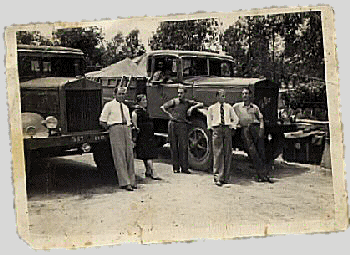 Due camion dell'azienda in Eritrea - 1947